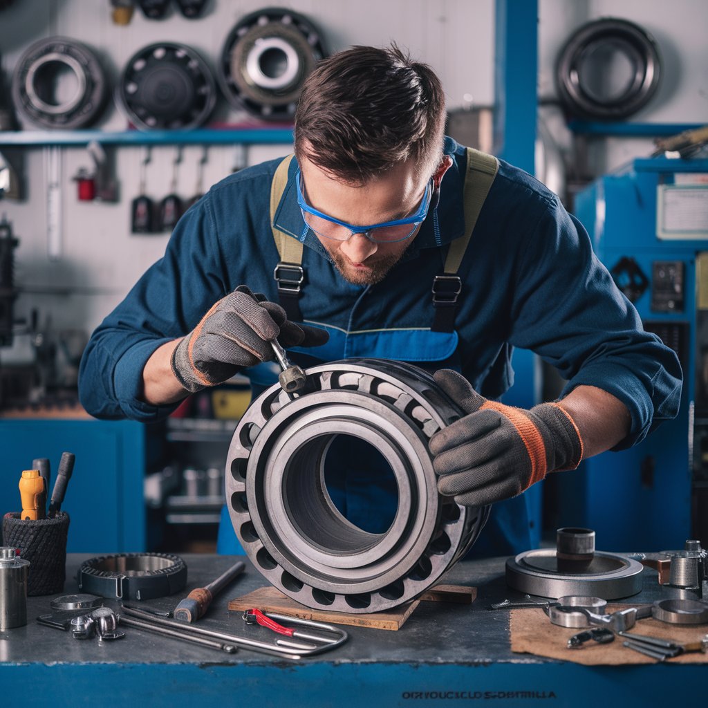 روغن کاری برای کم کردن صدای بلبرینگ